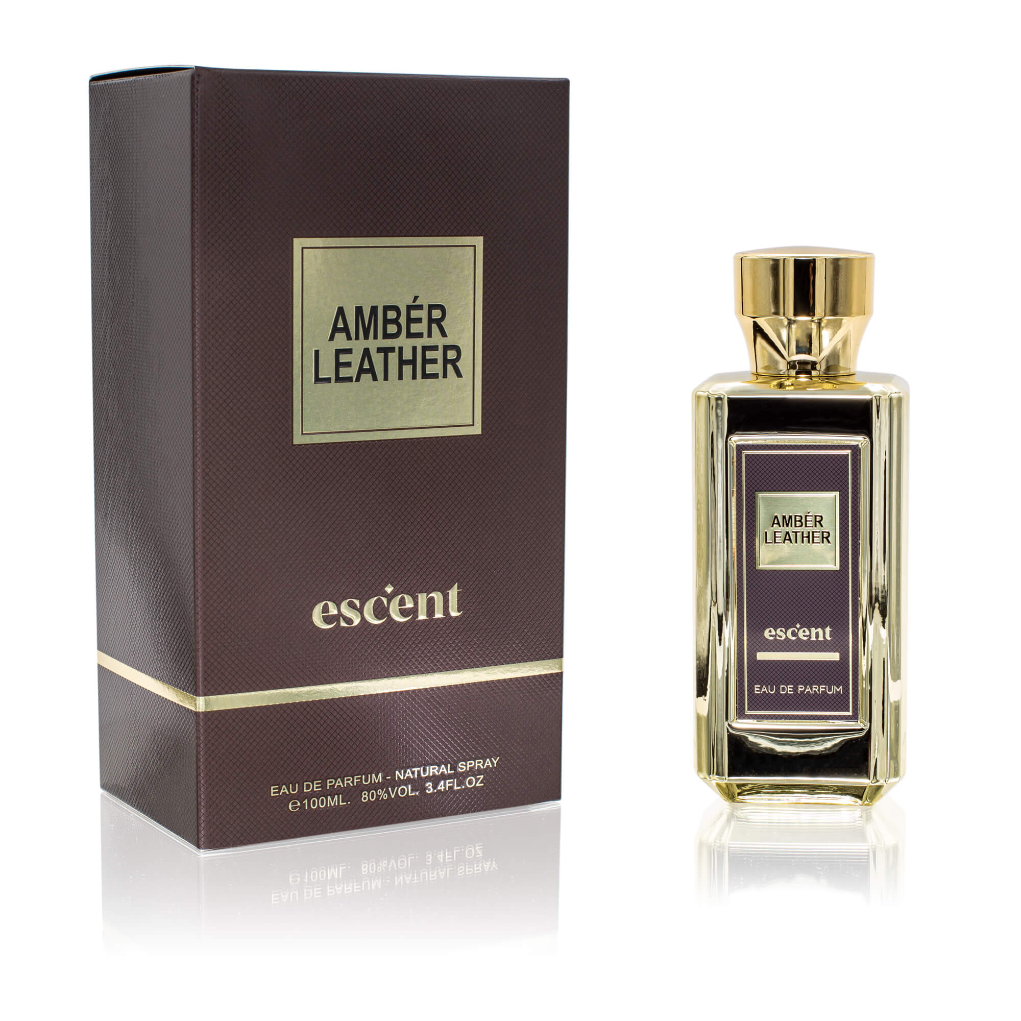 Apa de Parfum Escent Amber Leather