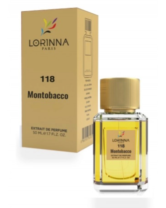 extract de parfum unisex lorinna montobacco cod 118 50ml